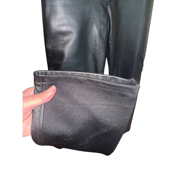 Harley Davidson Motor Biker Pants Leather Front Spandex Back 32/4 Comfort Riding - Picture 13 of 13